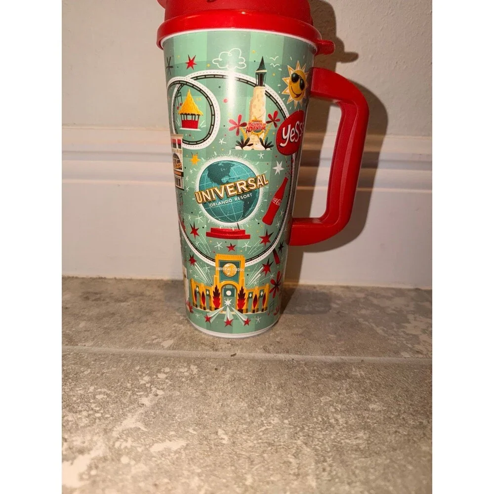 Drink Cup Universal Studios Coca Cola Freestyle Travel cup Clean green refill